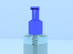 hand sanitizer bottel Modello 3D