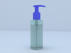 hand sanitizer bottel Modello 3D
