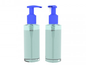 hand sanitizer bottel Modello 3D