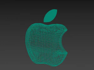 apple logo 3D Model