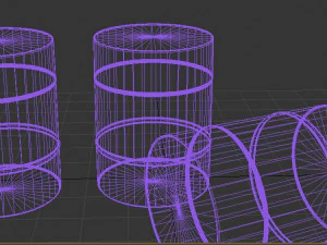 rusty oil drum 3D Model