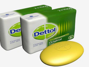 sabonete dettol Modelo 3D