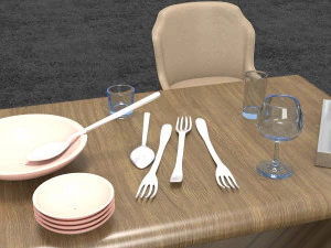 dining table 3D Model