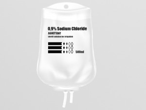 iv bag 500ml Model 3D