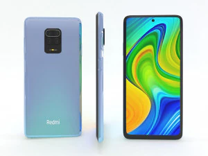 xiaomi redmi note 9 pro 3D Model