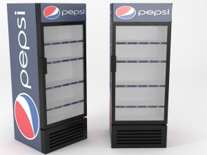 pepsi fridge 3D Model