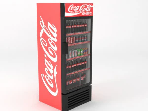 geladeira coca-cola Modelo 3D