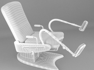 gynecology chair 3D Model