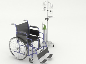 wheel chair 3D Model