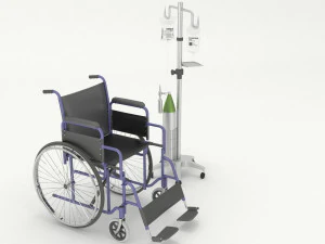wheel chair 3D Model