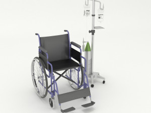 wheel chair 3D Model