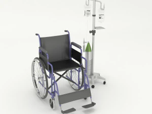 wheel chair 3D Model