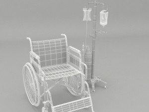 wheel chair 3D Model