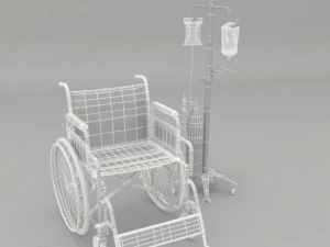wheel chair 3D Model