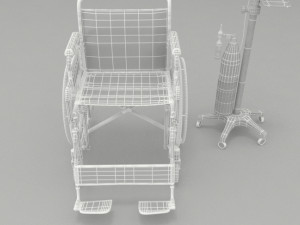 wheel chair 3D Model