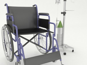 wheel chair 3D Model