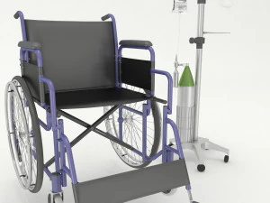 wheel chair 3D Model