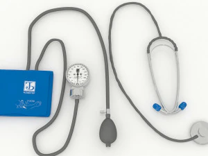 monitor de press&atilde;o arterial Modelo 3D