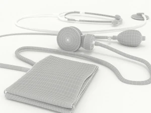 blood pressure monitor 3D Model