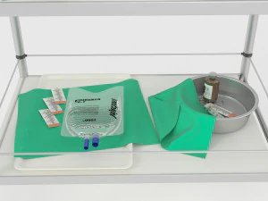medical table trolly 3D Model