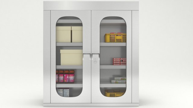 medical cabinets 3D Model .c4d .max .obj .3ds .fbx .stl .blend 