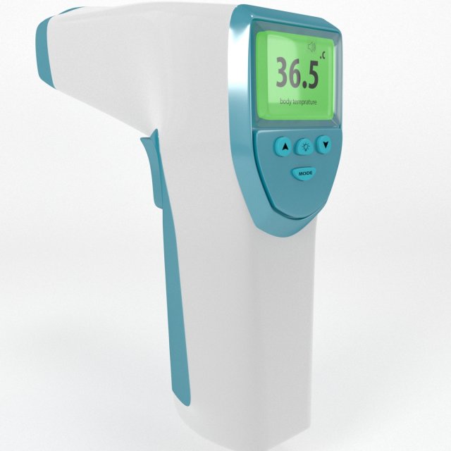 thermomneter Model 3D .c4d .max .obj .3ds .fbx .stl .blend