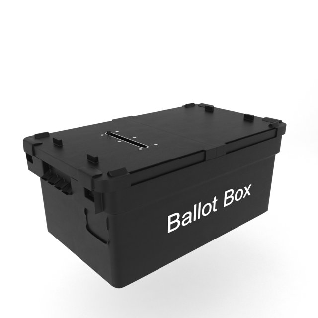 ballot box 3D मॉडल .c4d .max .obj .3ds .fbx .stl .blend 