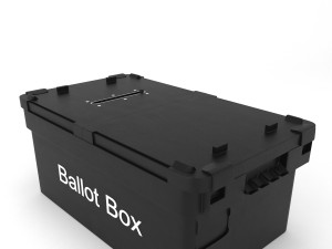 ballot box 3D मॉडल