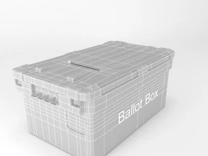 ballot box 3D Model