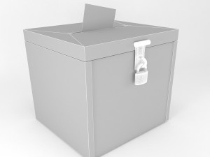 vote box Model 3D