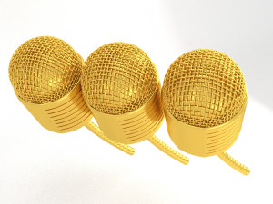 microphone 3D मॉडल