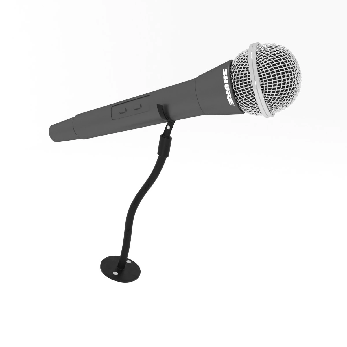 microphone 3D Model .c4d .max .obj .3ds .fbx .stl .blend 