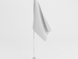 republican party flag 3D-Modell