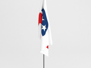 republican party flag 3D-Modell
