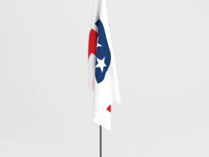 republican party flag 3D Model