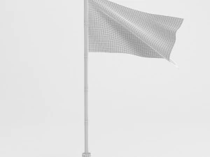 republican party flag 3D Model