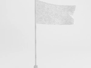 republican party flag 3D Model