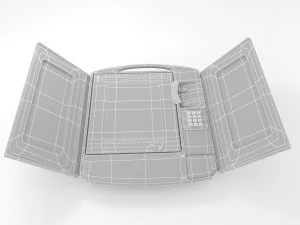 투표 기계 3D 모델