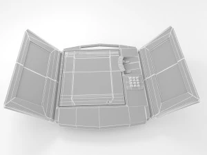 투표 기계 3D 모델