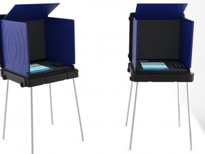 voting machine 3D Model