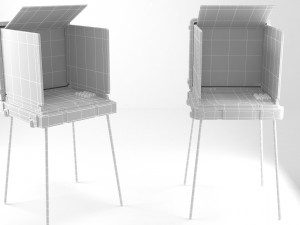 voting machine 3D Model