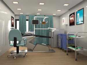 dental room Modello 3D