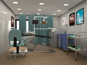 dental room Modello 3D