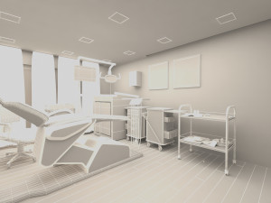dental room Modello 3D