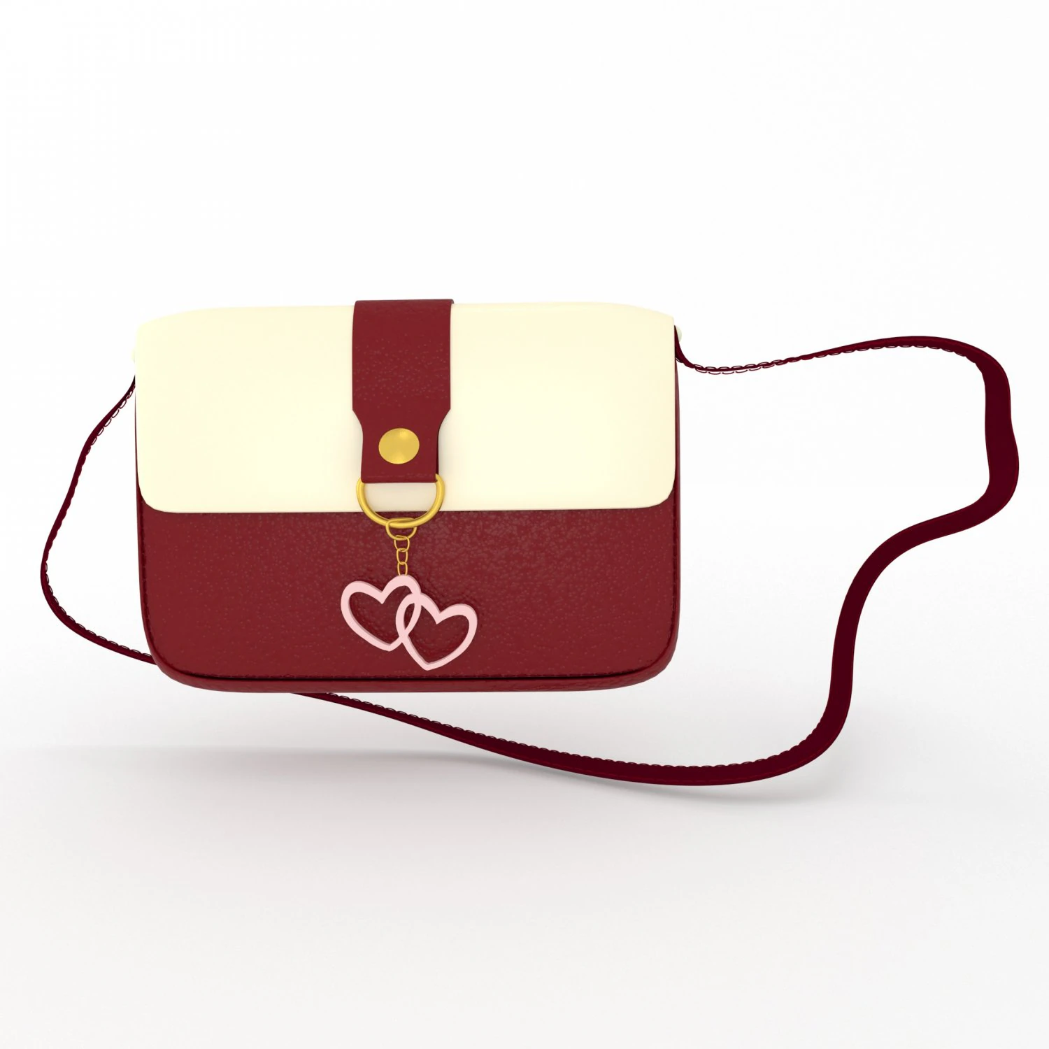ladies purse 3D Model .c4d .max .obj .3ds .fbx .stl .blend 