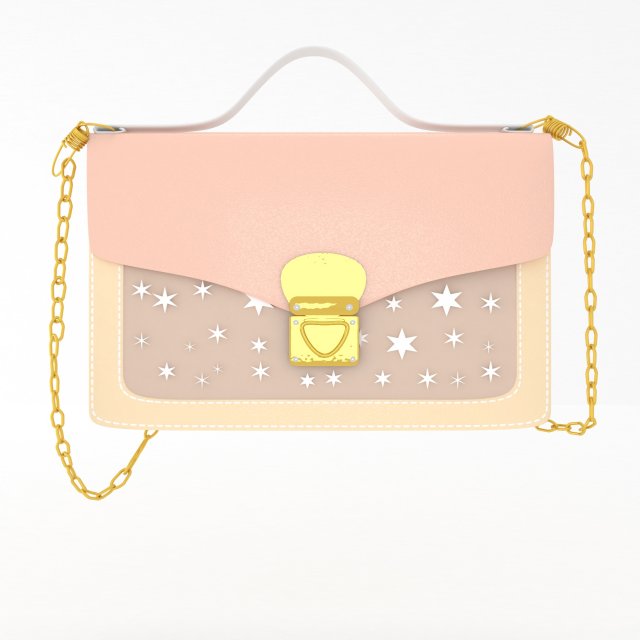 women wallet 3D Модель .c4d .max .obj .3ds .fbx .stl .blend 