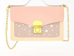 carteira feminina Modelo 3D