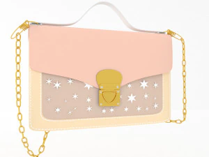 women wallet 3D Model