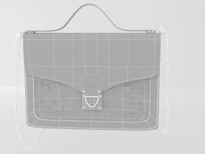 women wallet 3D Model