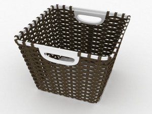 fruit basket apple Model 3D
